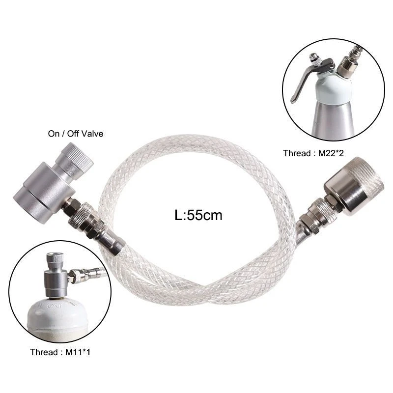 Cream Charger Cylinder Adapters & Connection Fittings high quality